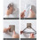 2 Pcs Wall Mounted Shoe Rack Door Triangle Safe Holder 5