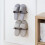 2 Pcs Wall Mounted Shoe Rack Door Triangle Safe Holder 7