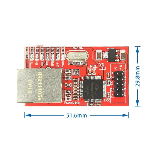 W5100 LAN Ethernet Shield Network Board Module R3 W5100 3.3V Compatible for Ethernet 2