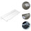 Clear Keyboard Stand Riser: Tilted Computer Keyboard Holder Elevated Keyboard Tray Keyboard Stand for Desk Easy Ergonomic Typing 4