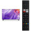 Replace Remote Control for /WALTON/SCEPTRE TV Remote Control 6