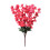 Bouquet de fleurs artificielles roses 55 cm 3