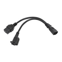 Câble IEC320 C14 vers C19 5-15R, 12,6 pouces Plug & Play