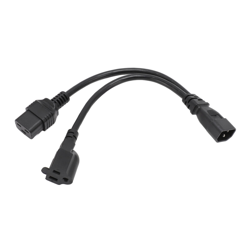 Iec320 C14 To C19 5-15R Power Splitter Cable 0.32M 8431386551619