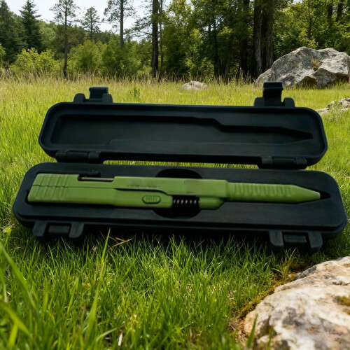 Στυλό Tactical Slide Action Ballpoint, τρισδιάστατα εκτυπωμένο στυλό EDC, επαναγεμιζόμενο λείο 1