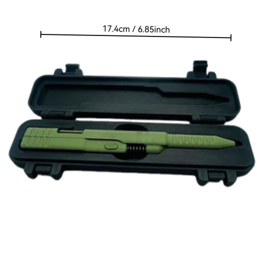 Στυλό Tactical Slide Action Ballpoint, τρισδιάστατα εκτυπωμένο στυλό EDC, επαναγεμιζόμενο λείο 2