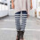 Γυναικείο ριγέ παντελόνι γιόγκα με επένδυση φλις, ύφασμα από μετάξι γάλακτος, 7