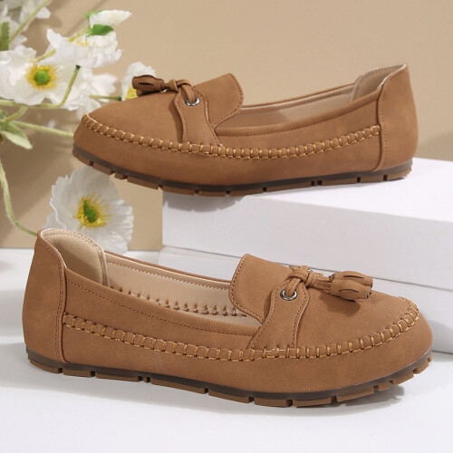 Γυναικεία μοκασίνια Comfort Penny με εσωτερικό πάτο Memory Foam, επαγγελματικά μοκασίνια, 2