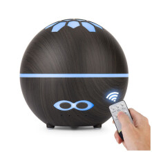 Aromatherapy Machine Wood Grain Ultrasonic Oil Diffuser for Decorative Aromatherapy Humidifier US Plug Dark Wood Grain