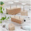 2Pcs Baking Flower Display Bases Cake Base Synthetic Material Square Simple Design Baking Use 4