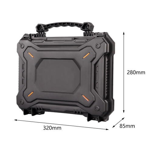 Hard Case Hand Tool Case Electronic Organizer Case Foam Interior Multipurpose Tool Storage Box Hard Carrying Case for Camera 2