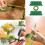 Plastic Floral Foam Cage Green 1Set Rectangular 3