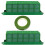 Plastic Floral Foam Cage Green 1Set Rectangular 4
