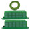 Plastic Floral Foam Cage Green 1Set Rectangular 5