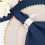 BalsaCircle 20 Pieces 20" Navy Blue Polyester Napkins Wedding Kitchen 5