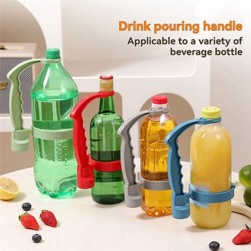 Beverage Bottle Handle Plastic Soda Bottle Pour Assist Handle for Easy Control and Avoid Spills 1