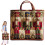 Yocbz Vintage Καπιτονέ Τσάντα Tote για Γυναίκες – Ελαφριά Βαμβακερή Τσάντα Ώμου, Συμβατή 2