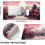 Rosa Sakura stor spillmusematte 47,2 x 23,6 tommer 2
