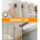Cortinas Blackout Cor Camel Claro 52x63 polegadas (2 painéis) 3