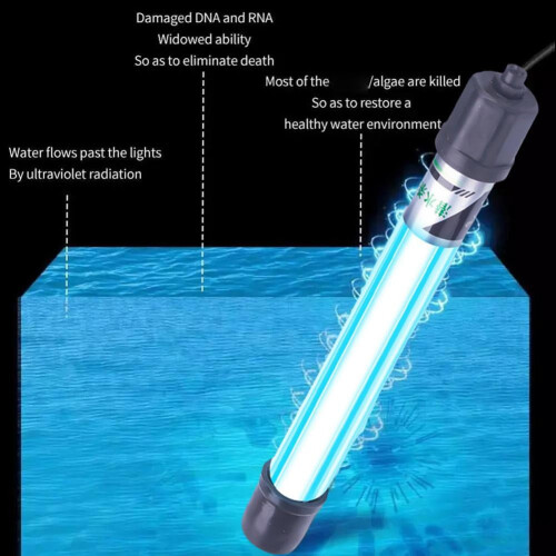US-UV Light Sterilizer Waterproof Fish Tank Sterilization Light Diving Lamp 2