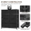 Υφασμάτινη συρταριέρα με 8 συρτάρια, ψηλό ντουλάπι αποθήκευσης, πύργος 3