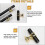 Cabinet Handles and Knobs Black Gold 12-Pack 3