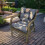 Outdoor chair cushion waterproof polyester deep seat pad 6