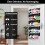 Over-the-Door Baseball Cap Organizer – 6-Tier, Grey 4