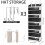 Over-the-Door Baseball Cap Organizer – 6-Tier, Grey 5