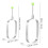 FRCOLOR 4pcs Frying Egg Cooking Ring Stainless Steel Rectangular Molding for Breakfast 3