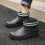 Botas de chuva impermeáveis femininas de cano curto e cano largo. 2
