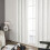 Room Darkening Thermal Curtains White Silver Branch Pattern 4
