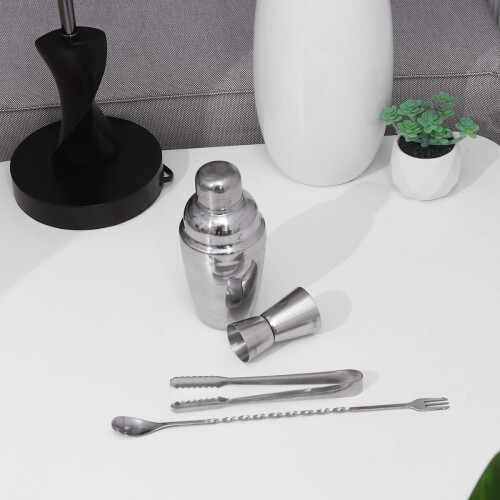 Stainless Steel Bartender Set for Home Parties - Silver 2