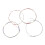 OUNONA 4pcs Pipa Strings Metal Assorted Color for Ukulele Supply 6