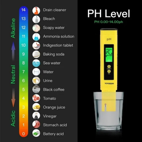 Ψηφιακός μετρητής θερμοκρασίας TDS EC 3 σε 1 με pH Tester 2