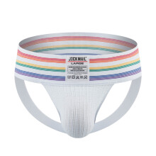 Herre Jockstraps Bred linning Jock Strap Atletisk støtteundertøy med bulge pose