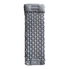 Nafukovací polštář s vestavěným polštářem, materiál nylon TPU pro kempování a cestování, snadné nafukování nožní pumpou, nízká