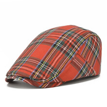 Men's Newsboy Caps Washing Cotton Cooling Lightweight Scally Cap for Men Adjustable Flat Cap