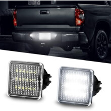 Éclairage de plaque d'immatriculation à LED pour Tacoma 2016-2022 et Tundra 2014-2021 (pickup), blanc 6000K, lot de 2.