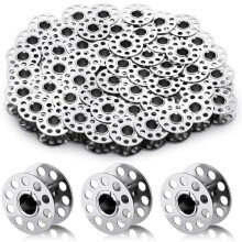 50 Pcs Metal Bobbins Class 15, Compatible with SA156 & Most Sewing Machines