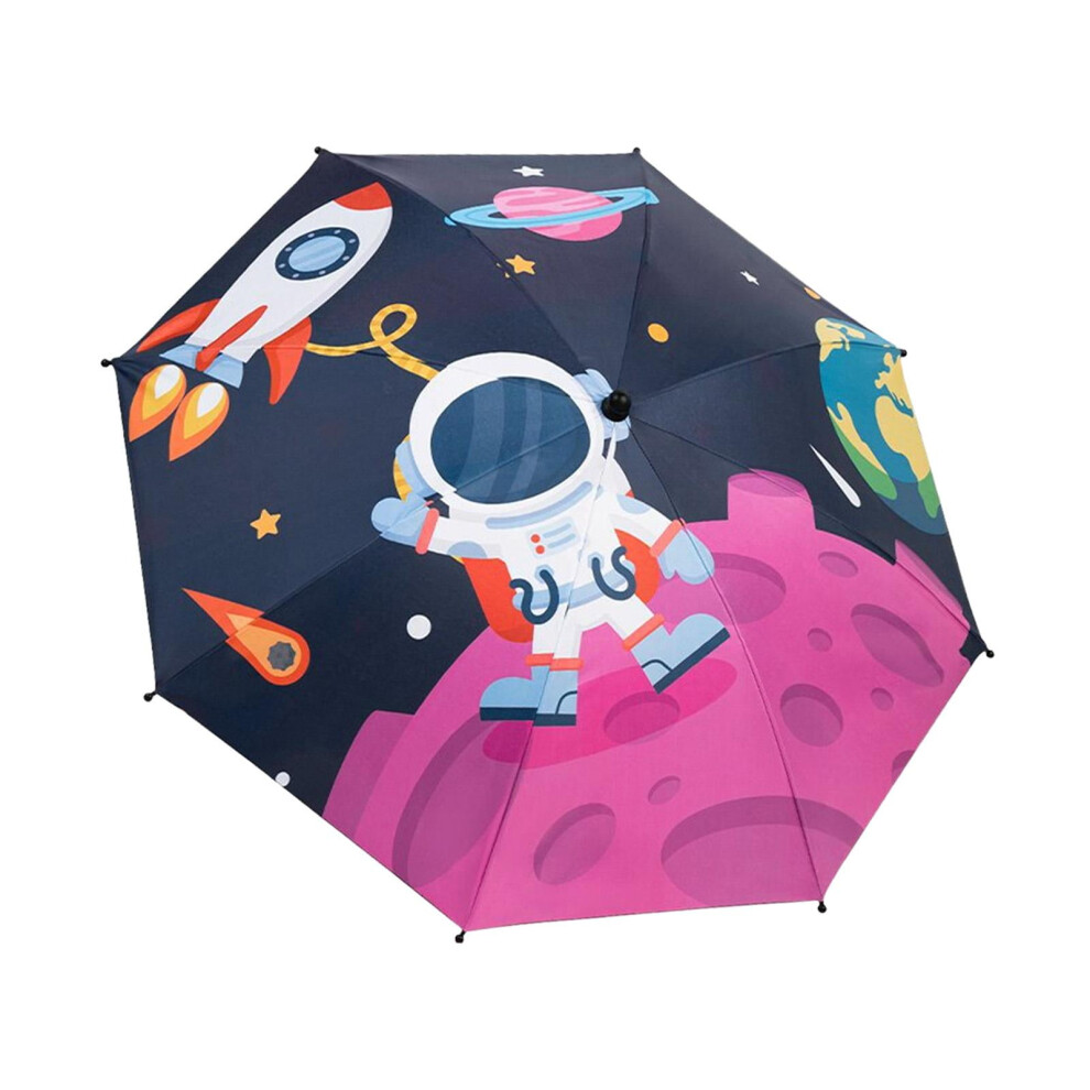 Baby Pram Umbrella with Clamp, Baby Parasol Summer Umbrella, Canopy Sun astronaut