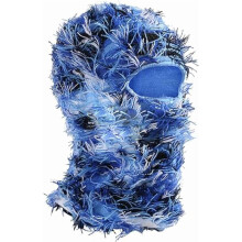 Lyžiarska maska Distressed Balaclava, pletená celotvárová maska pre mužov/ženy