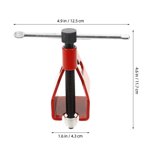 Red Metal Faucet Handle Puller Tool 12.5x11.7x4.3cm 1Pack 1