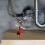 Red Metal Faucet Handle Puller Tool 12.5x11.7x4.3cm 1Pack 4