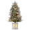 Christmas Tree Flocked Fiber Optic 3ft-4.5ft 1