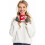 Damen-Winterhandschuhe, fingerlos, Halbfinger-Schreibstil 7