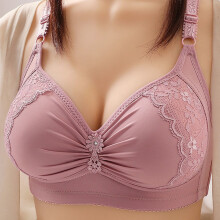 Bequemer, weicher Damen-BH für Frauen mittleren und höheren Alters, ohne Bügel, mit verstellbaren Trägern, einfarbig, große Größen L-3XL