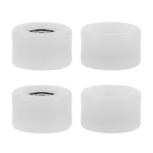 FRCOLOR finger skateboard wheels white 4 pcs