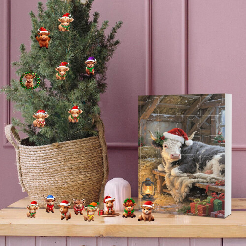 Χριστουγεννιάτικο Ημερολόγιο Advent με Θέμα την Αγελάδα 2025 - Αντίστροφη μέτρηση 24 1