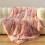 Plaid en flanelle de velours, microfibre polyester, 127 x 152 cm 1